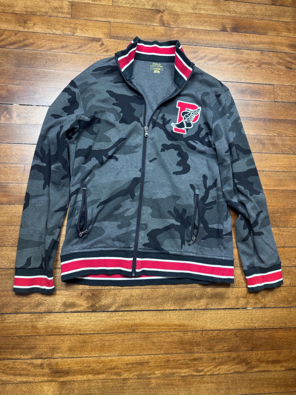 Polo by Ralph Lauren P Wing Camouflage with Red & White Trim